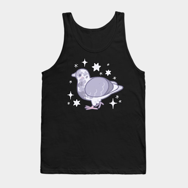 Fancy Pigeon Tank Top by Niamh Smith Illustrations